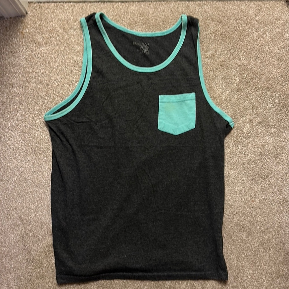 Blue Crown Tank Top